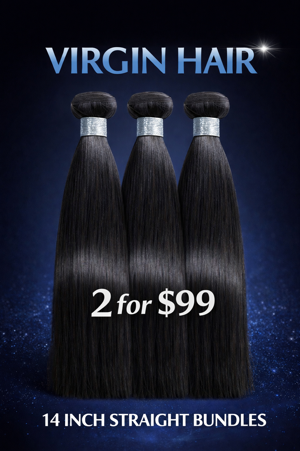2-14 inch $99 virgin hair straight