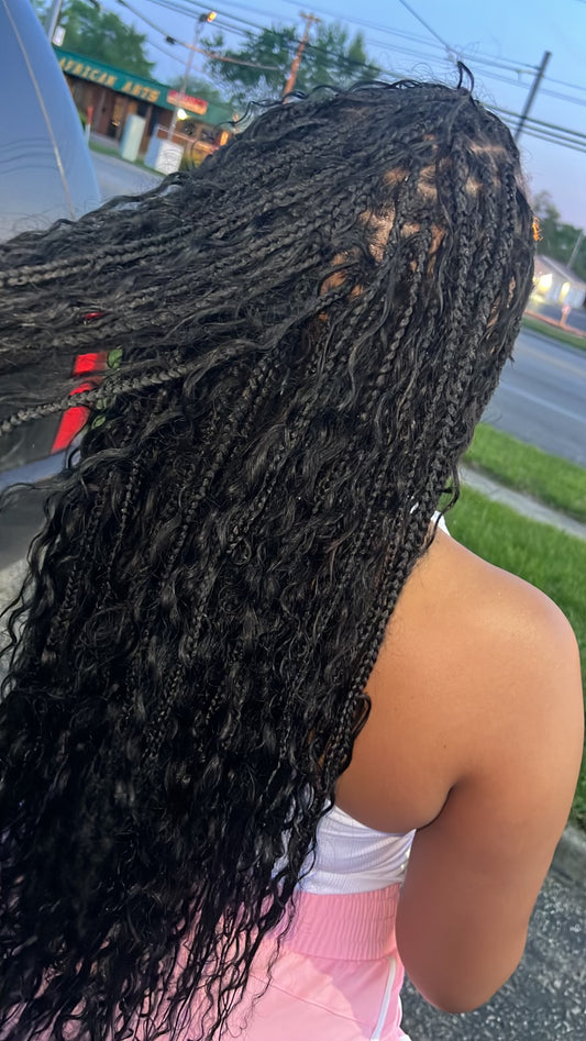 Boho ocean wave curl 3-18 inch