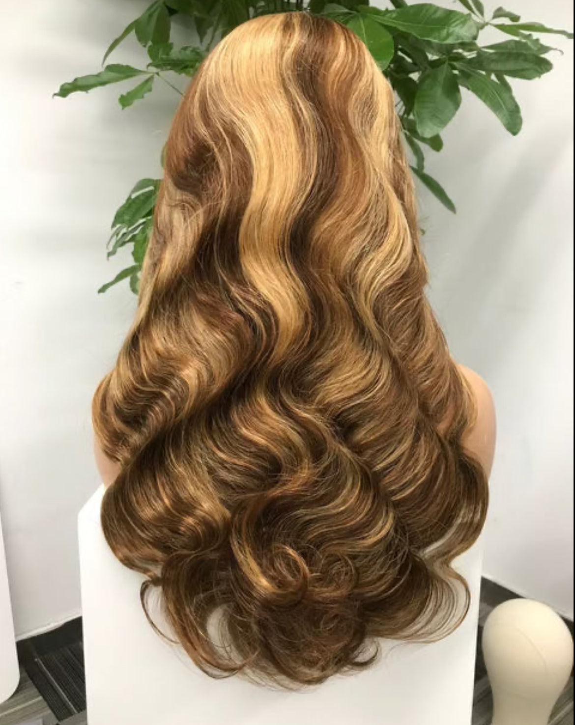 Highlight bodywave TRANSPARENT FRONTAL Wig