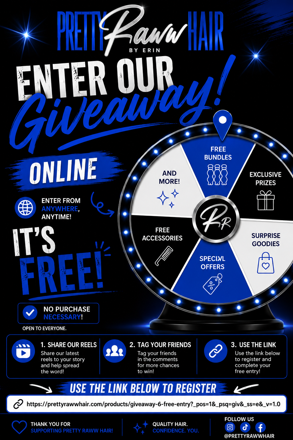 Giveaway 6 FREE ENTRY