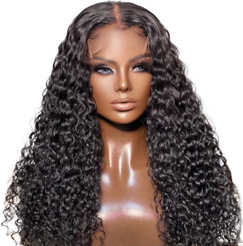 CLOSURE WIGS DEEP CURLY